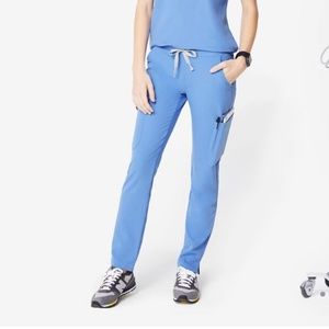 Figs Ceil blue Yola skinny scrub pant Xs petite